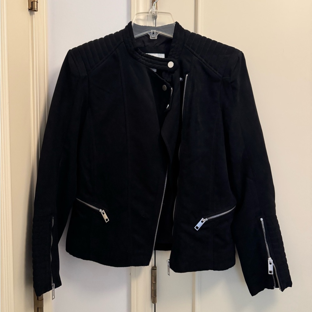 Black Women's Moto Jacket